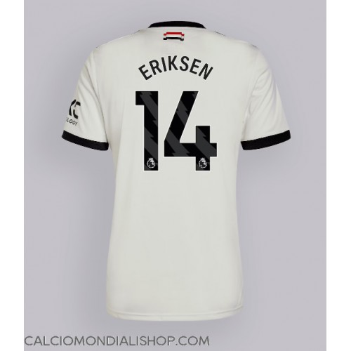 Maglie da calcio Manchester United Christian Eriksen #14 Terza Maglia 2024-25 Manica Corta